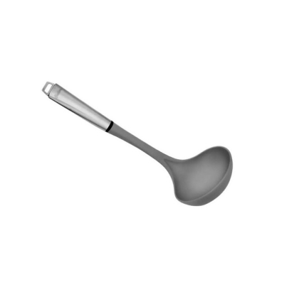 CUCHARON NYLON GRIS MANGO ACERO