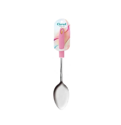 CUCHARA GUISO ACERO MANGO PLASTICO