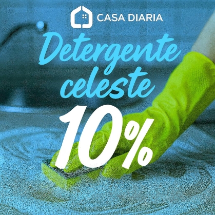 DETERGENTE 10% CELESTE X LITRO