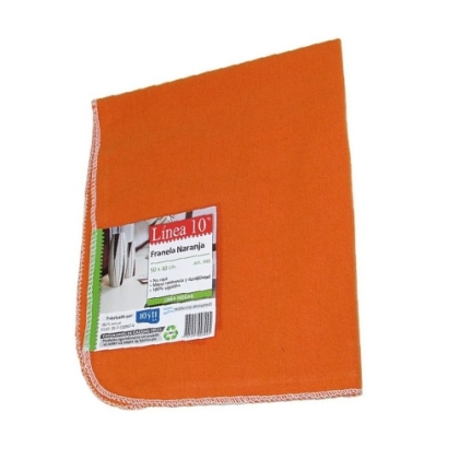 FRANELA NARANJA 40 X 50 CM