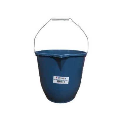BALDE PLASTICO COLORES 11 LT MANGO METAL