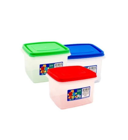 HERMETICO PLASTICO CUADRADO NUVA 11 X 13 