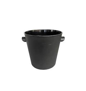 BALDE PLASTICO HIELO NEGRO 