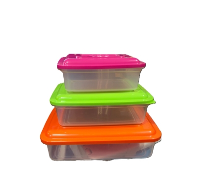 HERMETICO PLASTICO RECTANGULAR 1, 2.3, 2.8 LT