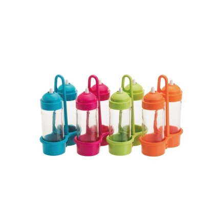 SALAD SET VIDRIO CON BASE X 2 