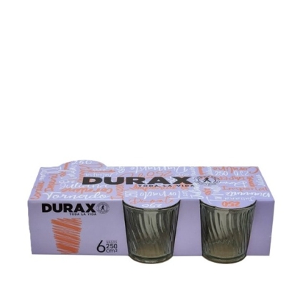 VASO VIDRIO TORNADO E X 6 