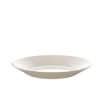 PLATO VIDRIO HARENA BLANCO HONDO