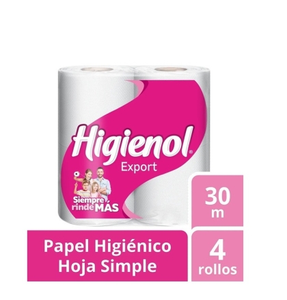 PAPEL HIG HIGIENOL FRESH 4 R X 30 MT