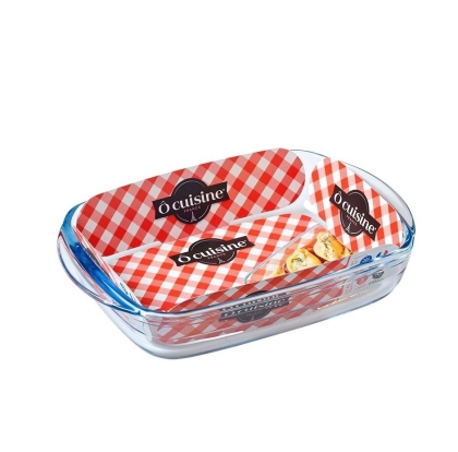 ASADERA VIDRIO RECTANGULAR ARCUISINE 2.6 L