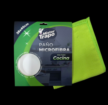 PAÑO MICROFIBRA COCINA 38 X 40 CM
