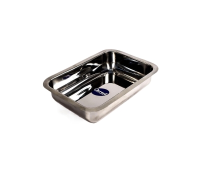 ASADERA ACERO RECTANGULAR PROF 29 CM