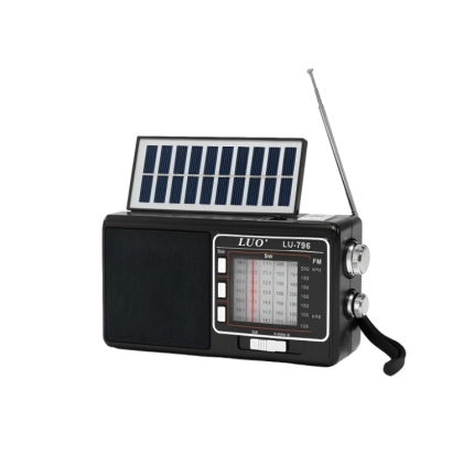 RADIO AM FM BT USB SOLAR 