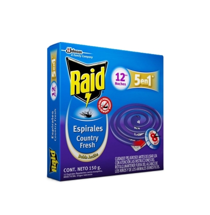 RAID ESPIRAL COUNTRY FRESH ESTUCHE X 12
