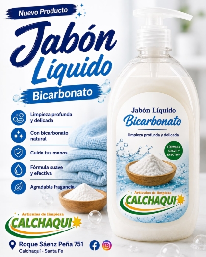 JABON LIQUIDO BICARBONATO X LITRO