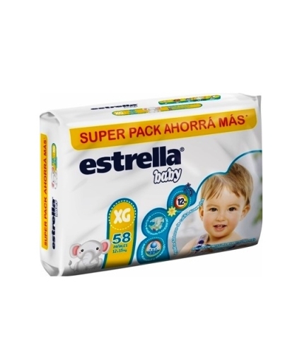 PAÑAL ESTRELLA HP XG 58 