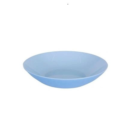 PLATO VIDRIO DIWALI BLUE HONDO