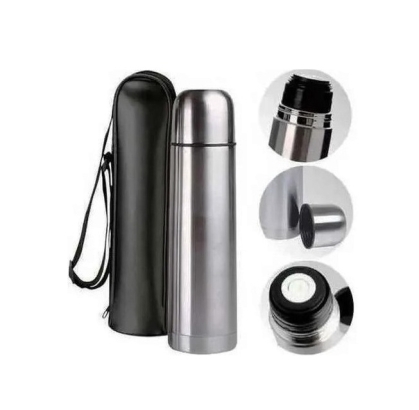 TERMO ACERO BALA FUNDA 1 LT