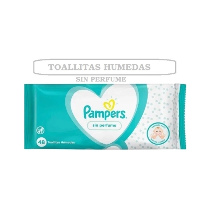 TOALLITA HUMEDA PAMPERS SIN AROMA 48