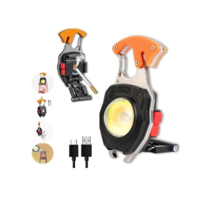 LINTERNA TACTICA + DESTAPADOR + FUEGO