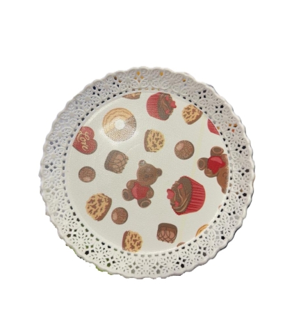 BANDEJA PLASTICO REDONDA DECO 26 CM