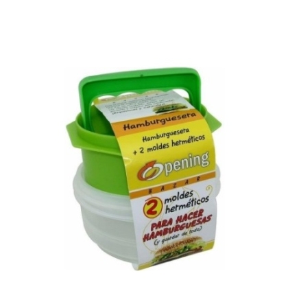 MOLDE HAMBURGUEZA PLASTICO