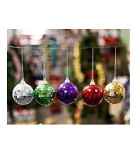 SET BOLAS NAVIDAD 3 CM DISCO B X 12