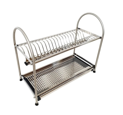 ESCURRE VAJILLA ACERO DOBLE 45X27X55