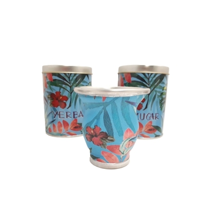 SET 2 VERTEDOR  LATA LITOG + MATE GOTITA