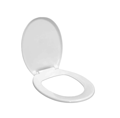 ASIENTO INODORO PLASTICO OVAL BLANCO