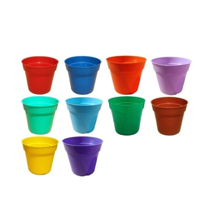 MACETA REDONDA LISBOA COLOR 21 CM