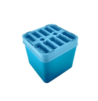 CUBETERA PLASTICA 10 CUBOS + CONTENEDOR