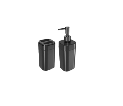 DISPENSER ACRILICO JABON + PORTA CEPILLO SPLA