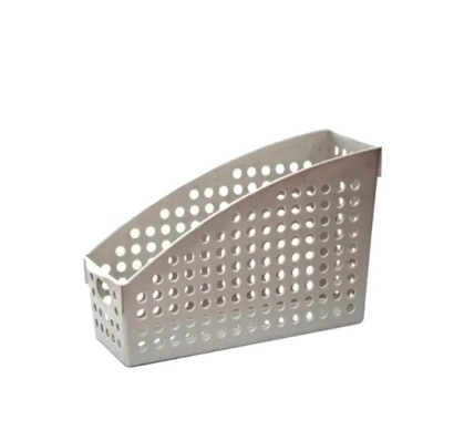 CANASTO PVC MULTIUSO BLANCO 27 X 16 CM