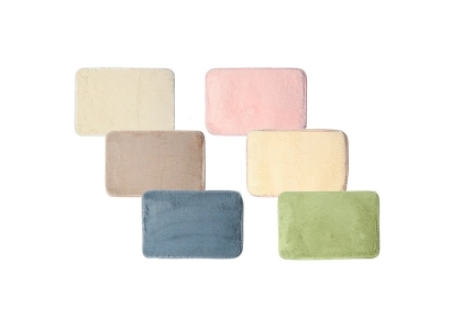 ALFOMBRA ALGODON SHAGGY BLANCA 40 X 60 CM