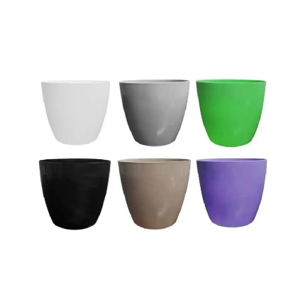 MACETA PLASTICA UMBRA CONICA COLOR 22 CM