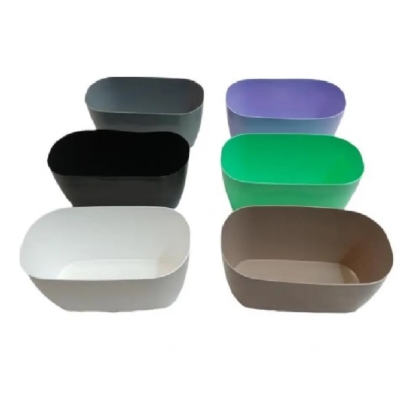 MACETA PLASTICA OVAL MACCHIA 26 CM