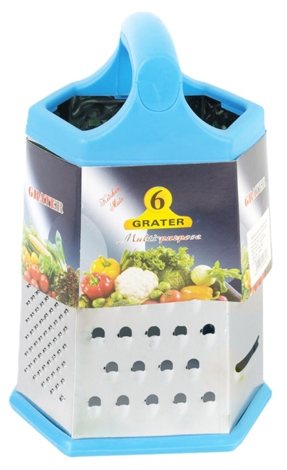 RALLADOR ACERO CH 6 CARA BASE GOMA