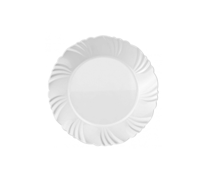 PLATO VIDRIO PETALA POSTRE