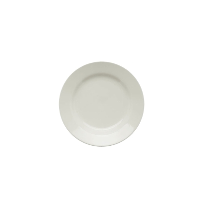 PLATO PORCELANA POSTRE BLANCO