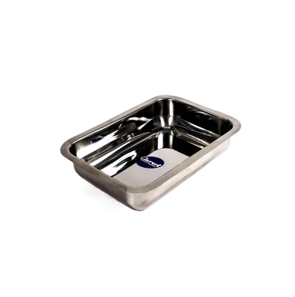 ASADERA ACERO RECTANGULAR PROF 33 CM