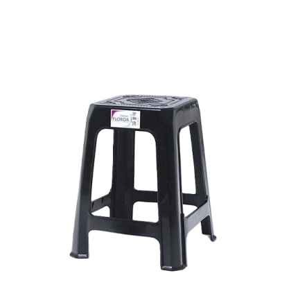 BANQUETA PLASTICA NEGRA FLORIDA