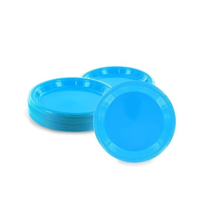 PLATO PLASTICO POSTRE SATINA