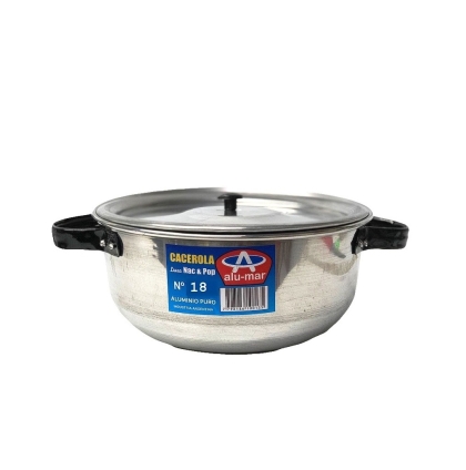 CACEROLA ALUMINIO BOMBE N� 18