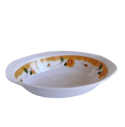FUENTE MELAMINA OVAL PROFUNDA 23 CM