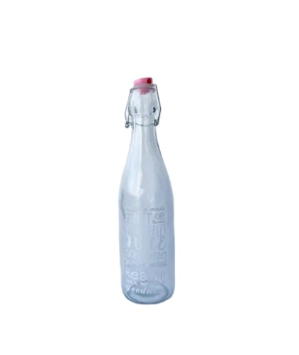 BOTELLA VIDRIO TAPA PRESION 1000 CC