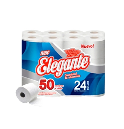 PAPEL HIG ELEGANTE SH 50 MT X UNIDAD
