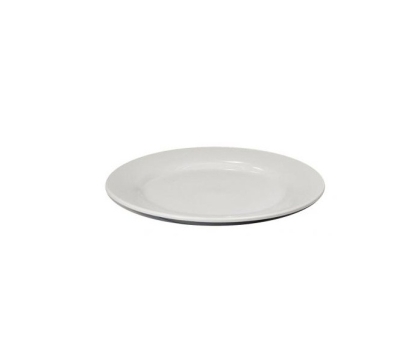 PLATO PORCELANA PLAYO BLANCO