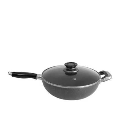 WOK TEFLON TAPA VIDRIO CAROL N� 26