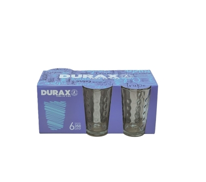 VASO VIDRIO IRUPE E X 6