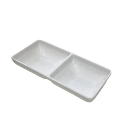 CAZUELA MELAMINA DOBLE RECTANGULAR